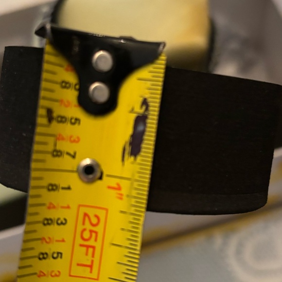 Yellow Box Iberia Black Sandals with Rhinestone Accents - Picture 9 of 11